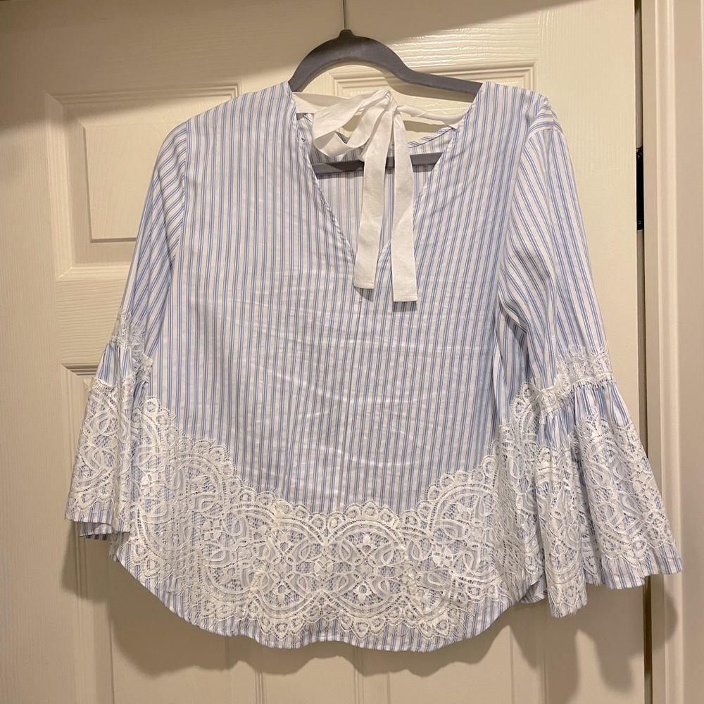 Stripped modest top